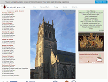 Tablet Screenshot of newportminster.org